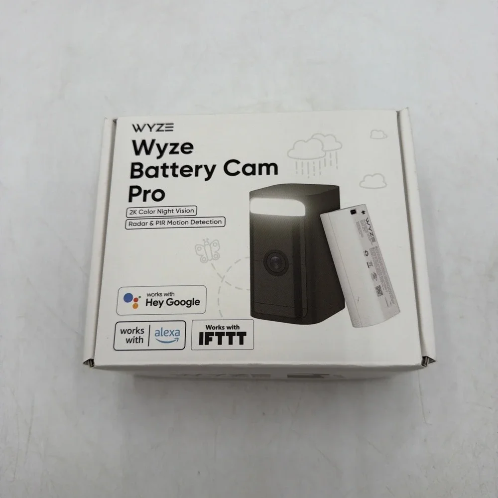 Wyze Battery Cam Pro 2k HDR Wireless Outdoor/Indoor Security Camera
